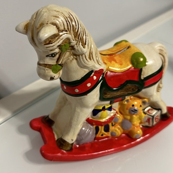 Vintage Rocking Horse Coin/piggy/saving bank - Picture 3 of 9